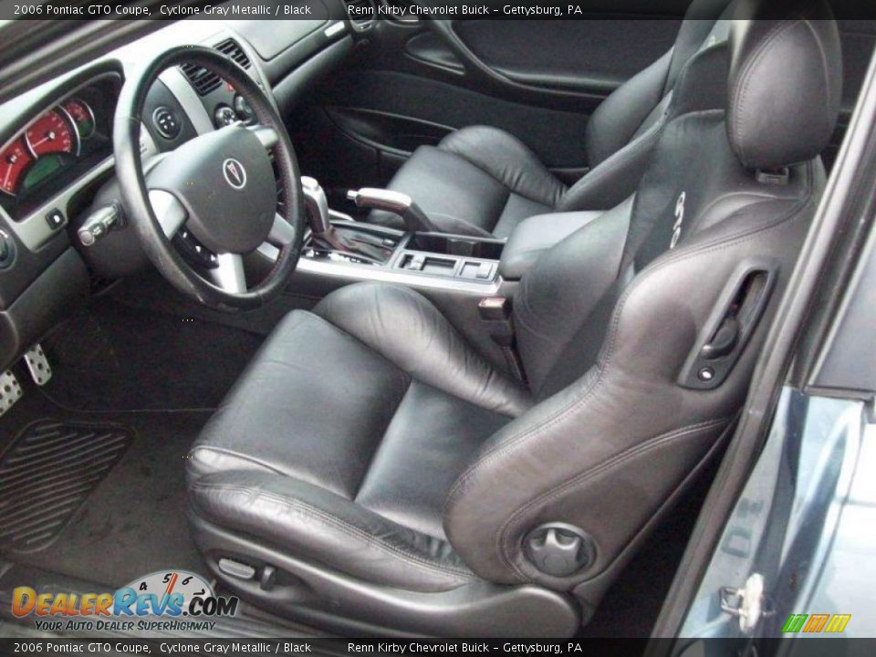 Black Interior - 2006 Pontiac GTO Coupe Photo #20