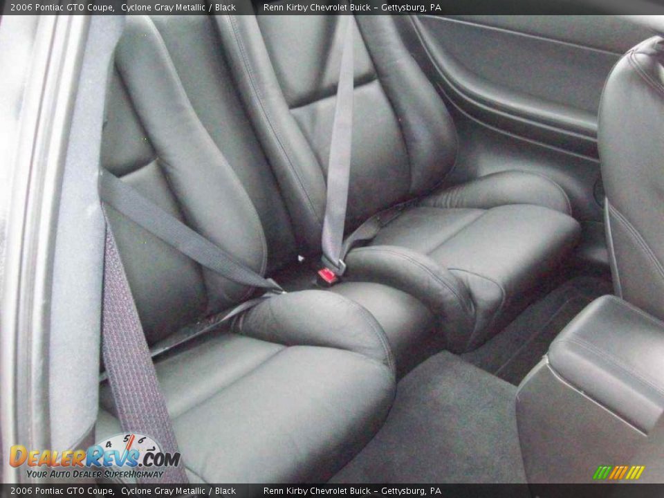 Black Interior - 2006 Pontiac GTO Coupe Photo #22
