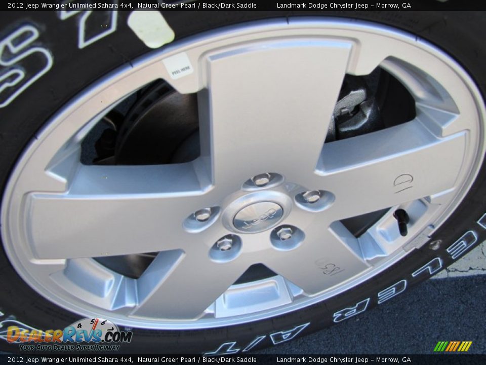 2012 Jeep Wrangler Unlimited Sahara 4x4 Natural Green Pearl / Black/Dark Saddle Photo #5