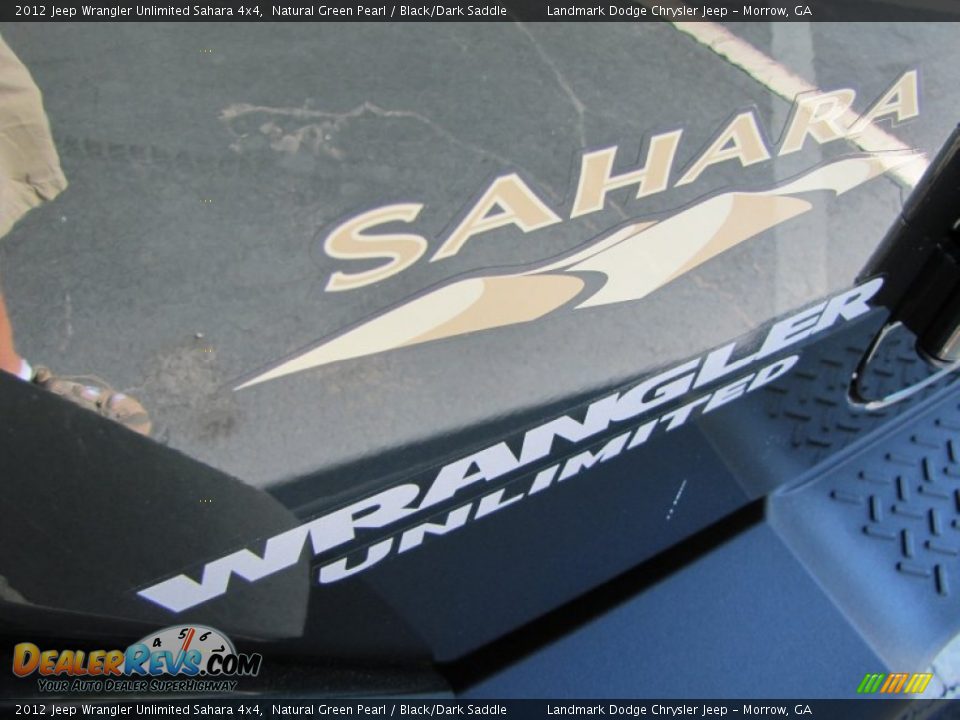 2012 Jeep Wrangler Unlimited Sahara 4x4 Natural Green Pearl / Black/Dark Saddle Photo #6