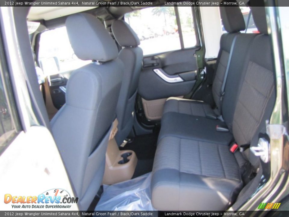 2012 Jeep Wrangler Unlimited Sahara 4x4 Natural Green Pearl / Black/Dark Saddle Photo #8