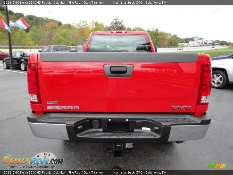 2012 GMC Sierra 2500HD Regular Cab 4x4 Fire Red / Dark Titanium Photo #5