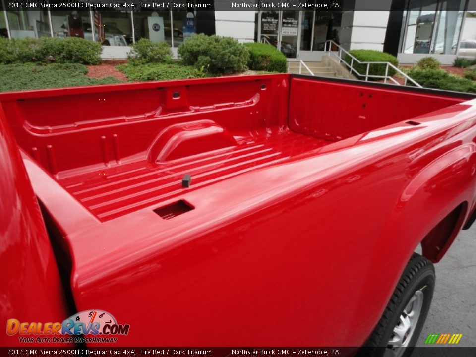 2012 GMC Sierra 2500HD Regular Cab 4x4 Fire Red / Dark Titanium Photo #11