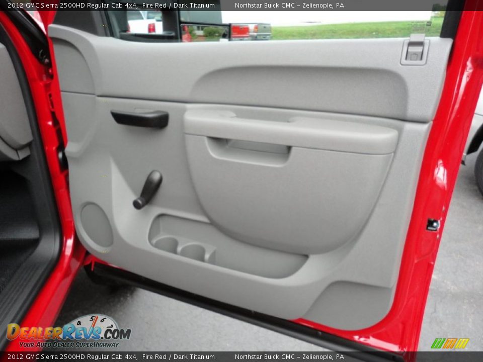 2012 GMC Sierra 2500HD Regular Cab 4x4 Fire Red / Dark Titanium Photo #17