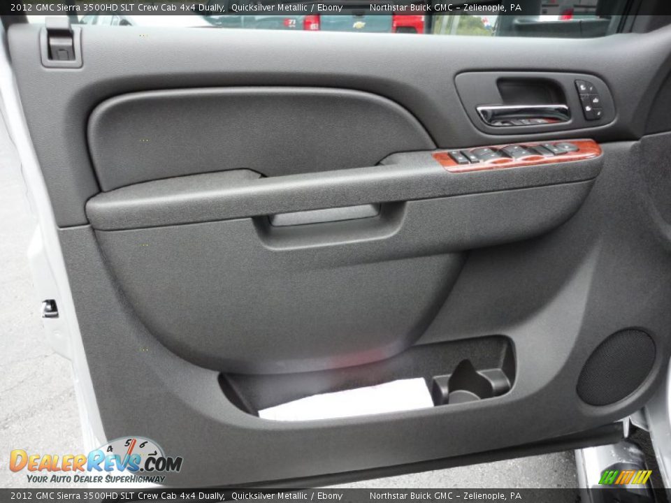 Door Panel of 2012 GMC Sierra 3500HD SLT Crew Cab 4x4 Dually Photo 15