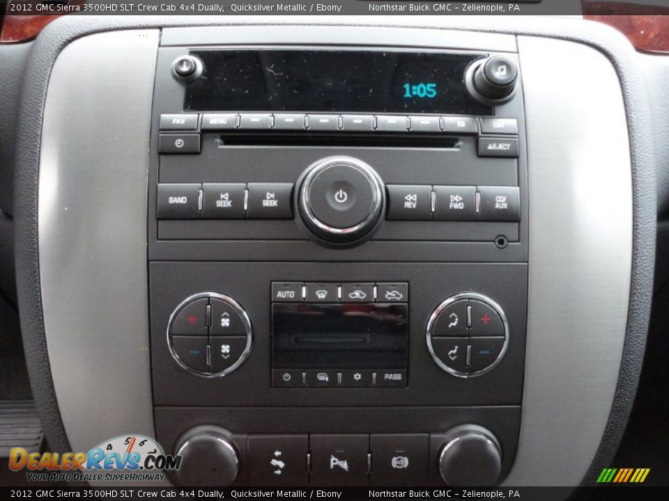 Controls of 2012 GMC Sierra 3500HD SLT Crew Cab 4x4 Dually Photo #18