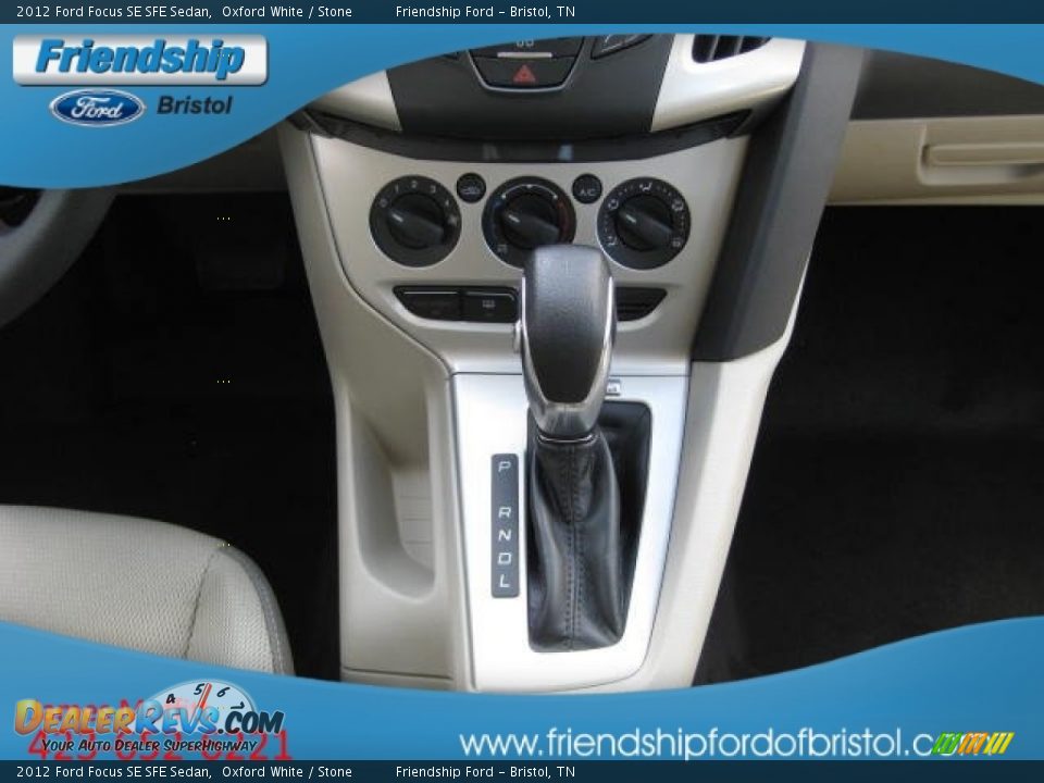 2012 Ford Focus SE SFE Sedan Oxford White / Stone Photo #15