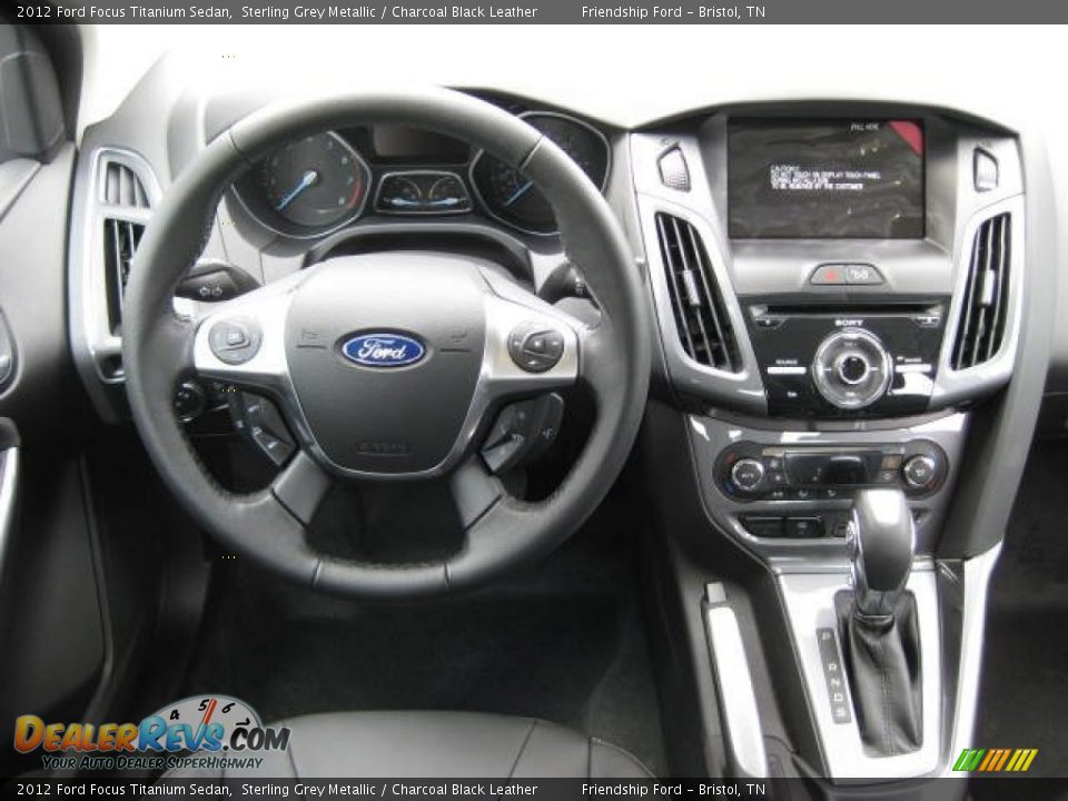 Dashboard of 2012 Ford Focus Titanium Sedan Photo #25