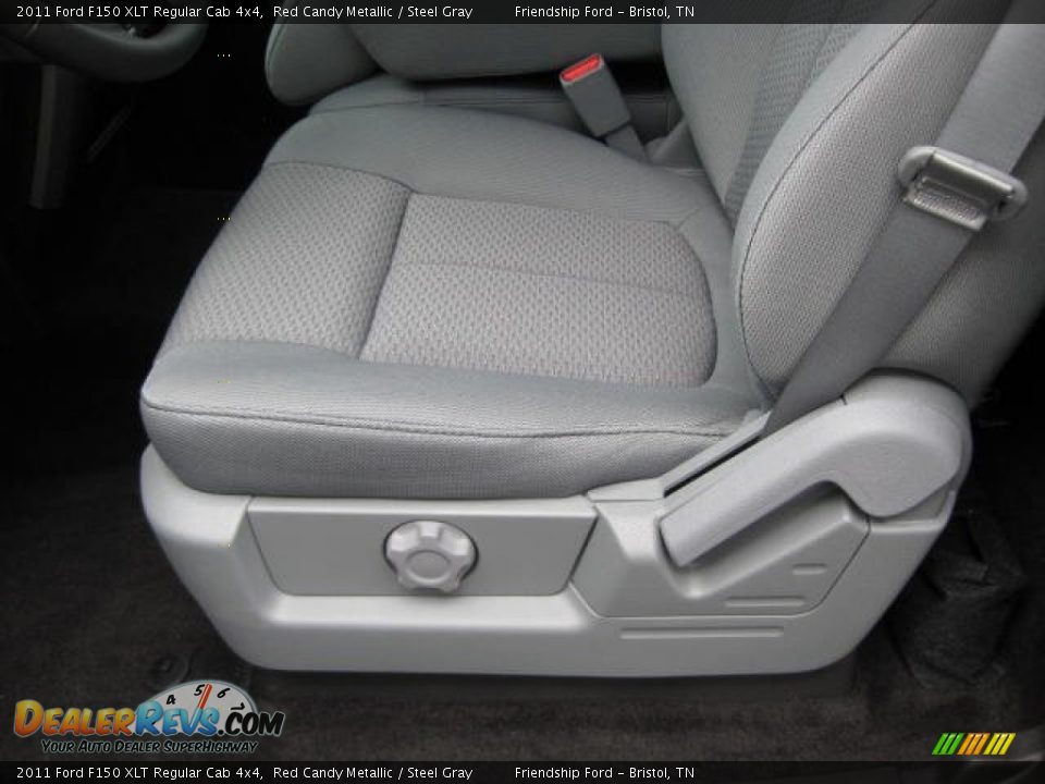 Steel Gray Interior - 2011 Ford F150 XLT Regular Cab 4x4 Photo #13