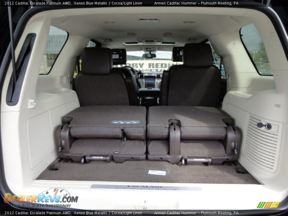 2012 Cadillac Escalade Platinum AWD Trunk Photo #11