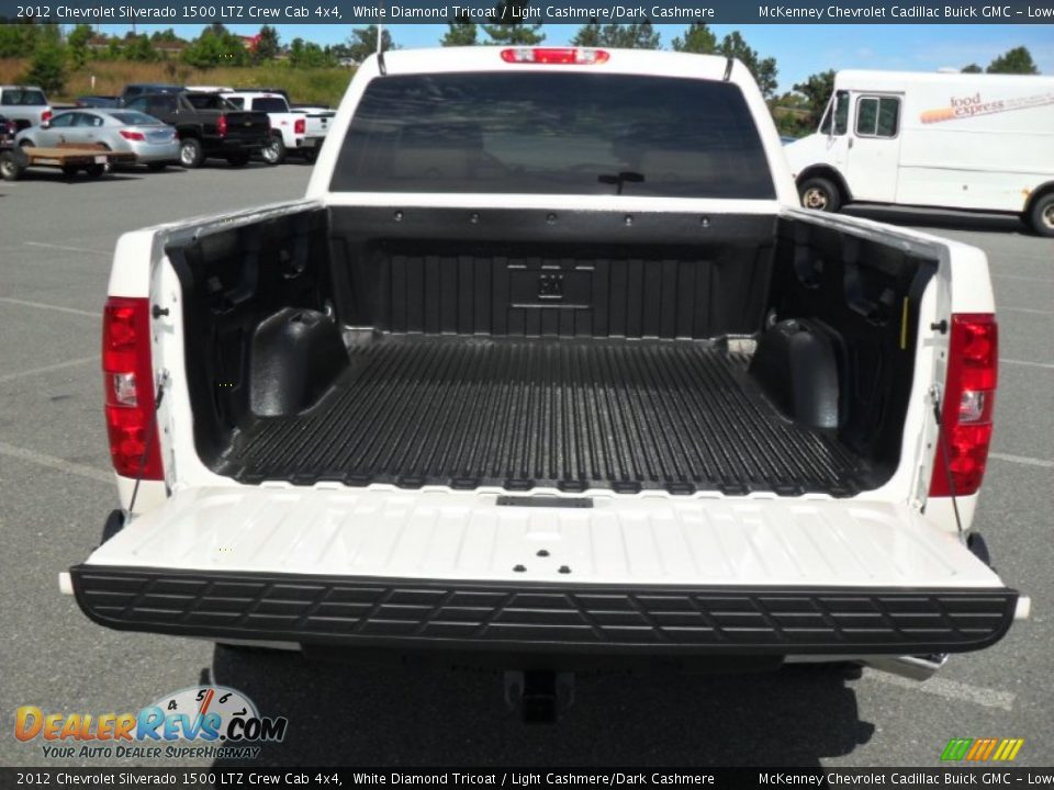 2012 Chevrolet Silverado 1500 LTZ Crew Cab 4x4 White Diamond Tricoat / Light Cashmere/Dark Cashmere Photo #17