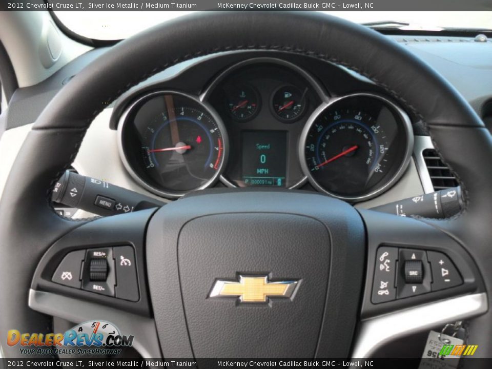 2012 Chevrolet Cruze LT Silver Ice Metallic / Medium Titanium Photo #11