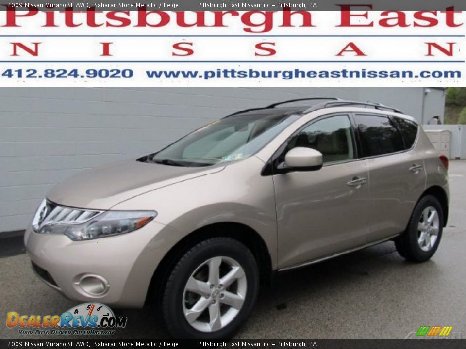 2009 Nissan Murano SL AWD Saharan Stone Metallic / Beige Photo #1