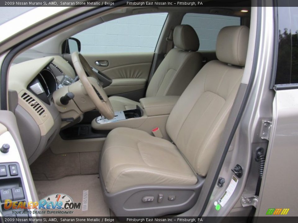 2009 Nissan Murano SL AWD Saharan Stone Metallic / Beige Photo #8