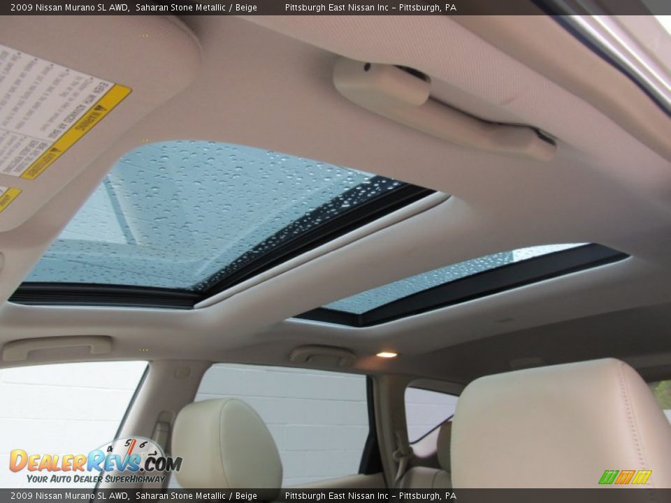 2009 Nissan Murano SL AWD Saharan Stone Metallic / Beige Photo #10