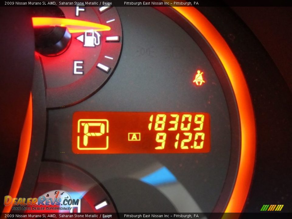 2009 Nissan Murano SL AWD Saharan Stone Metallic / Beige Photo #15