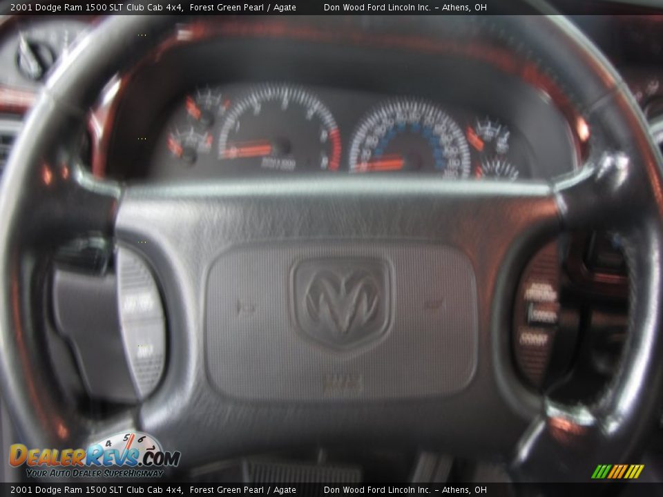 2001 Dodge Ram 1500 SLT Club Cab 4x4 Forest Green Pearl / Agate Photo #8