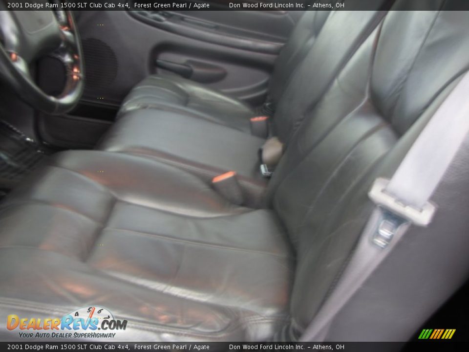 2001 Dodge Ram 1500 SLT Club Cab 4x4 Forest Green Pearl / Agate Photo #11