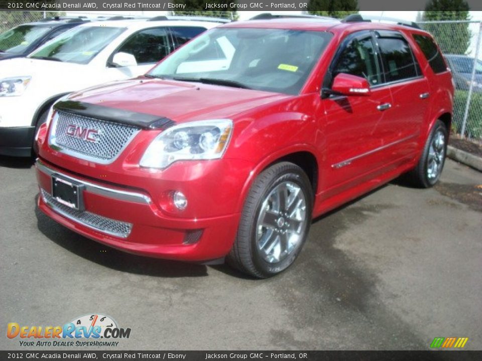 2012 GMC Acadia Denali AWD Crystal Red Tintcoat / Ebony Photo #1