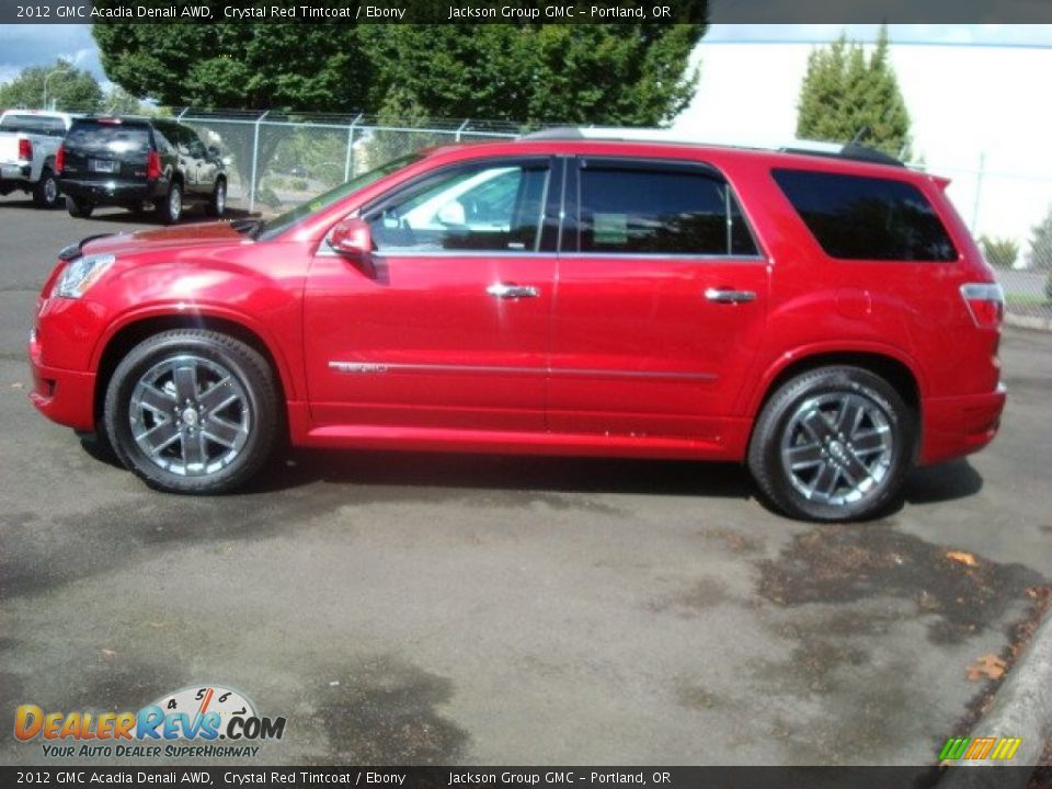 2012 GMC Acadia Denali AWD Crystal Red Tintcoat / Ebony Photo #3