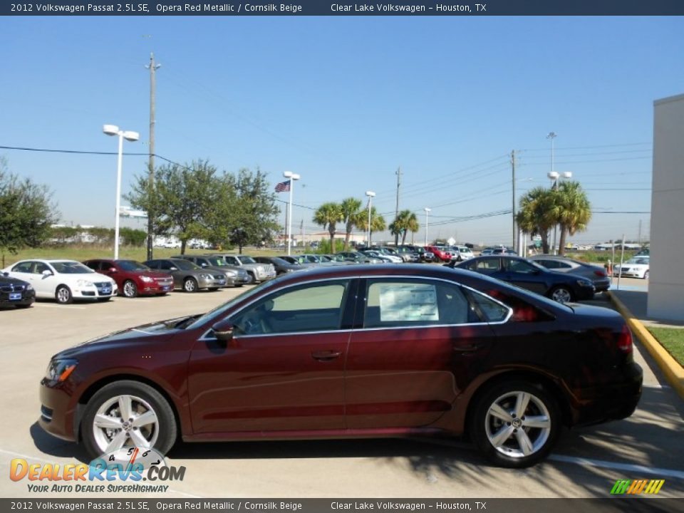 Opera Red Metallic 2012 Volkswagen Passat 2.5L SE Photo #4