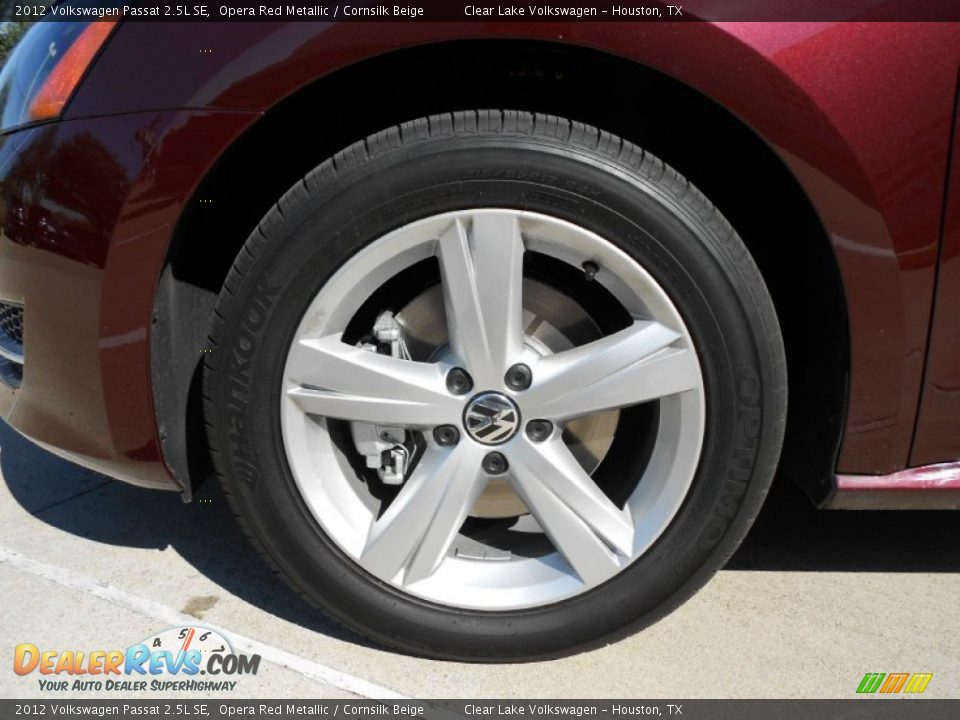 2012 Volkswagen Passat 2.5L SE Wheel Photo #9