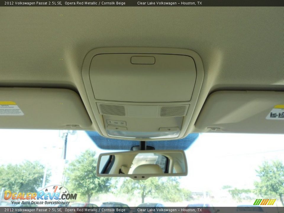 2012 Volkswagen Passat 2.5L SE Opera Red Metallic / Cornsilk Beige Photo #19