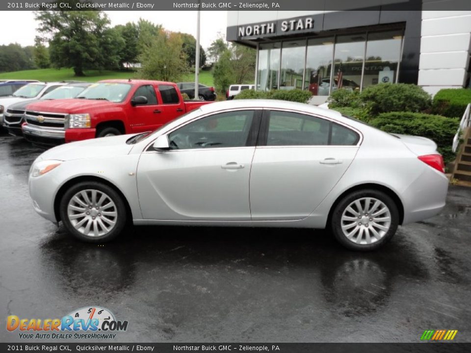 2011 Buick Regal CXL Quicksilver Metallic / Ebony Photo #2