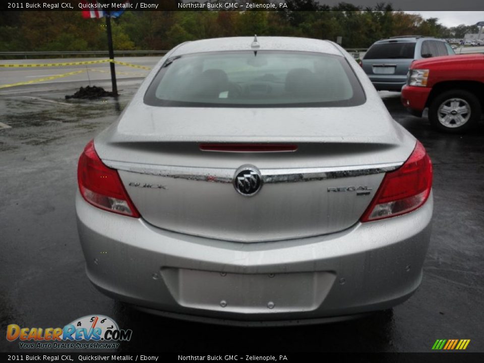 2011 Buick Regal CXL Quicksilver Metallic / Ebony Photo #4