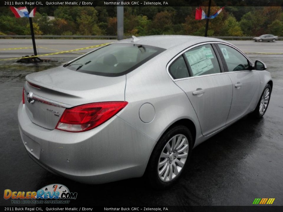 2011 Buick Regal CXL Quicksilver Metallic / Ebony Photo #5