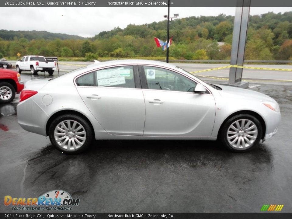 2011 Buick Regal CXL Quicksilver Metallic / Ebony Photo #6