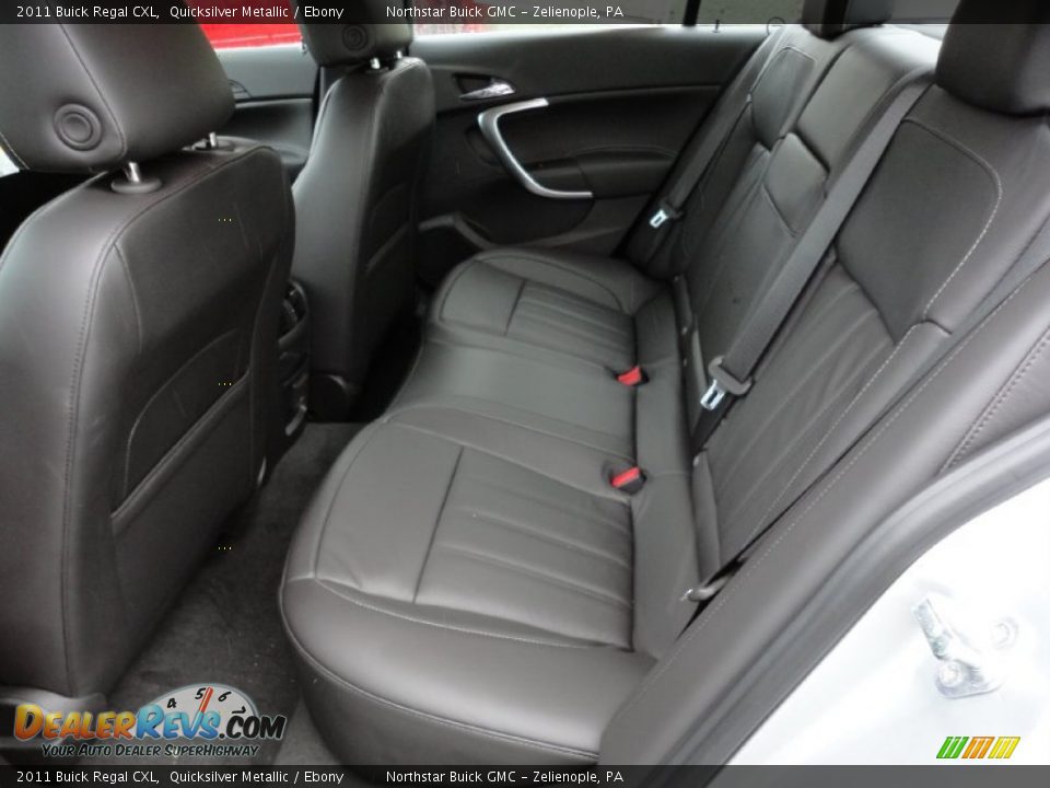 Ebony Interior - 2011 Buick Regal CXL Photo #13
