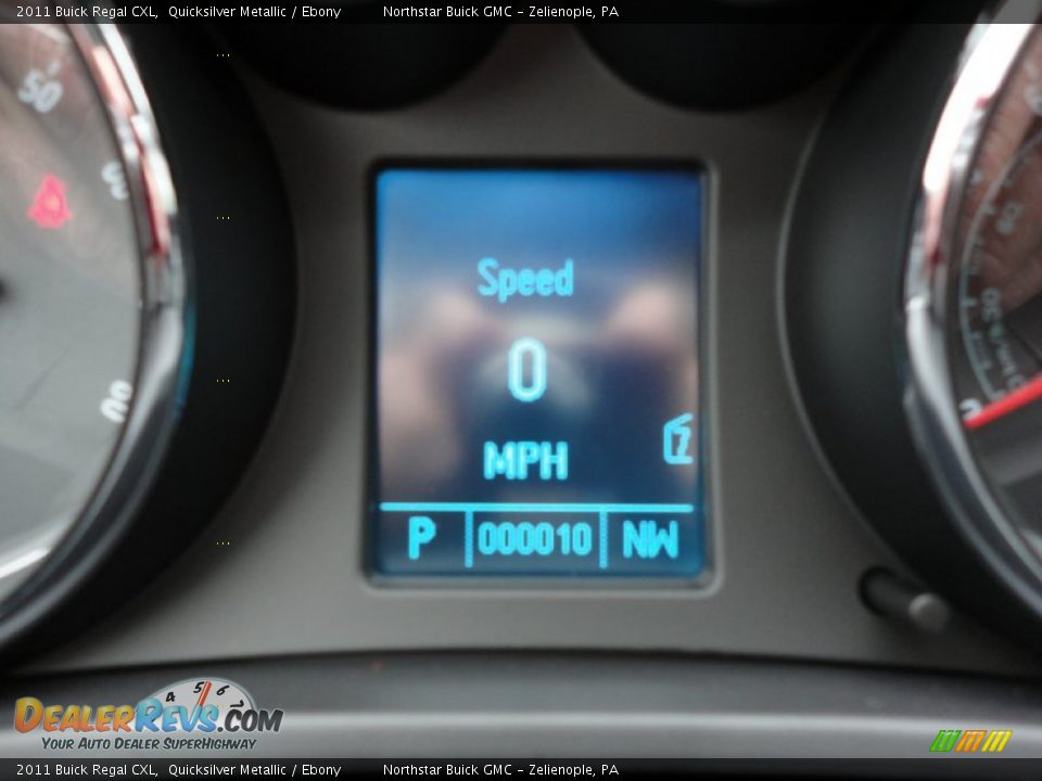 2011 Buick Regal CXL Quicksilver Metallic / Ebony Photo #18