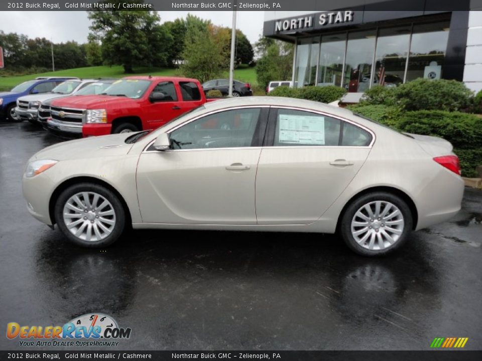 2012 Buick Regal Gold Mist Metallic / Cashmere Photo #2