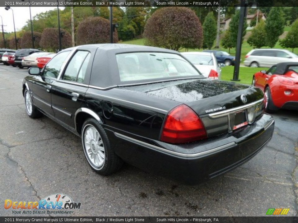2011 Mercury Grand Marquis LS Ultimate Edition Black / Medium Light Stone Photo #2