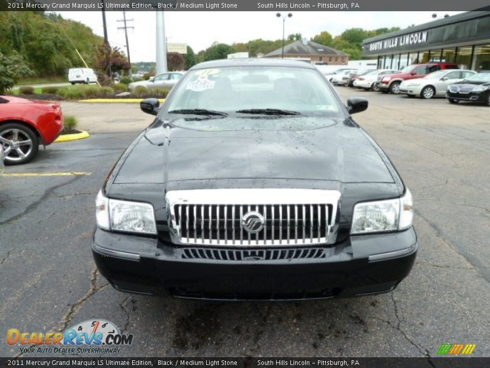 2011 Mercury Grand Marquis LS Ultimate Edition Black / Medium Light Stone Photo #6