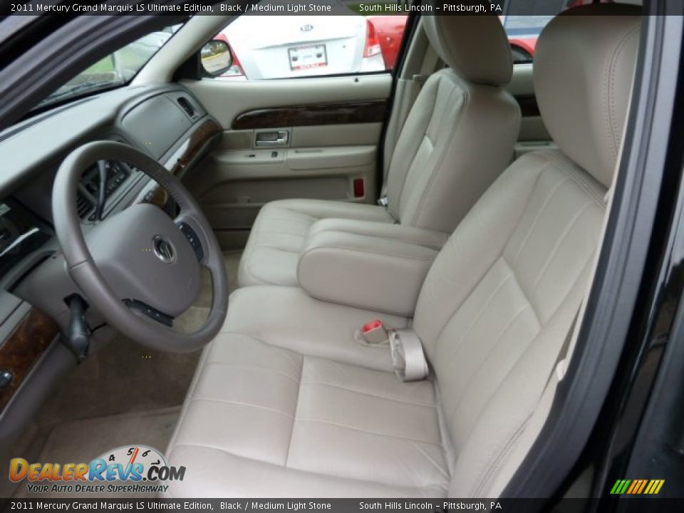 2011 Mercury Grand Marquis LS Ultimate Edition Black / Medium Light Stone Photo #8