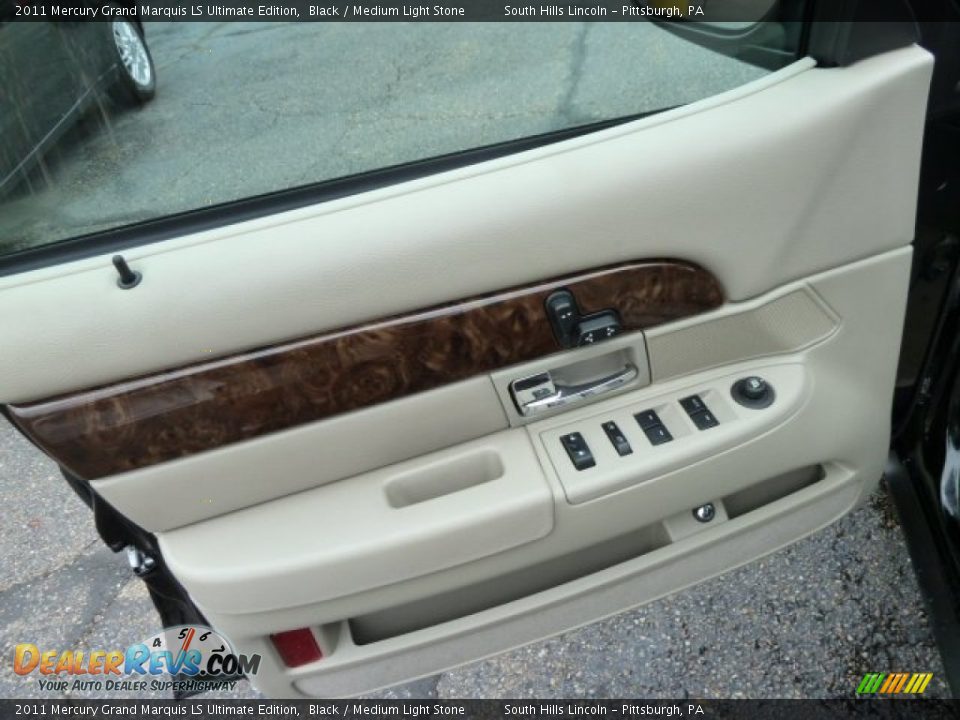 2011 Mercury Grand Marquis LS Ultimate Edition Black / Medium Light Stone Photo #11