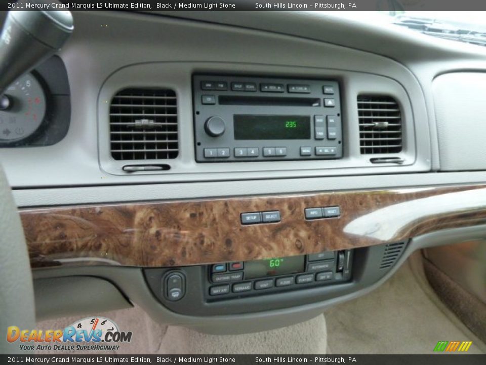 2011 Mercury Grand Marquis LS Ultimate Edition Black / Medium Light Stone Photo #13
