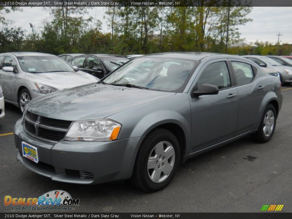 2010 Dodge Avenger SXT Silver Steel Metallic / Dark Slate Gray Photo #1
