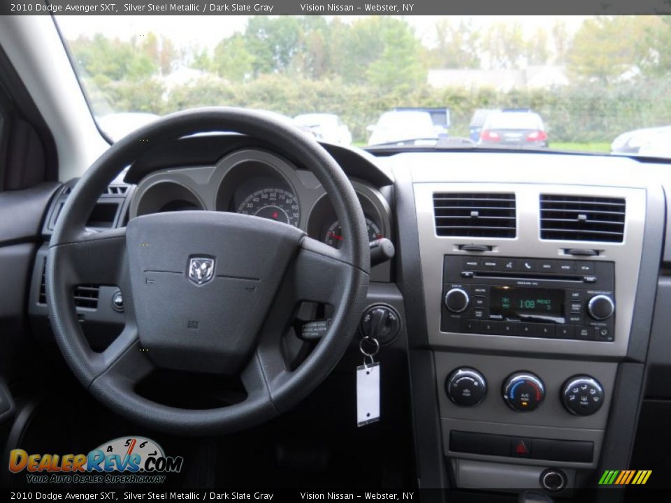 2010 Dodge Avenger SXT Silver Steel Metallic / Dark Slate Gray Photo #4