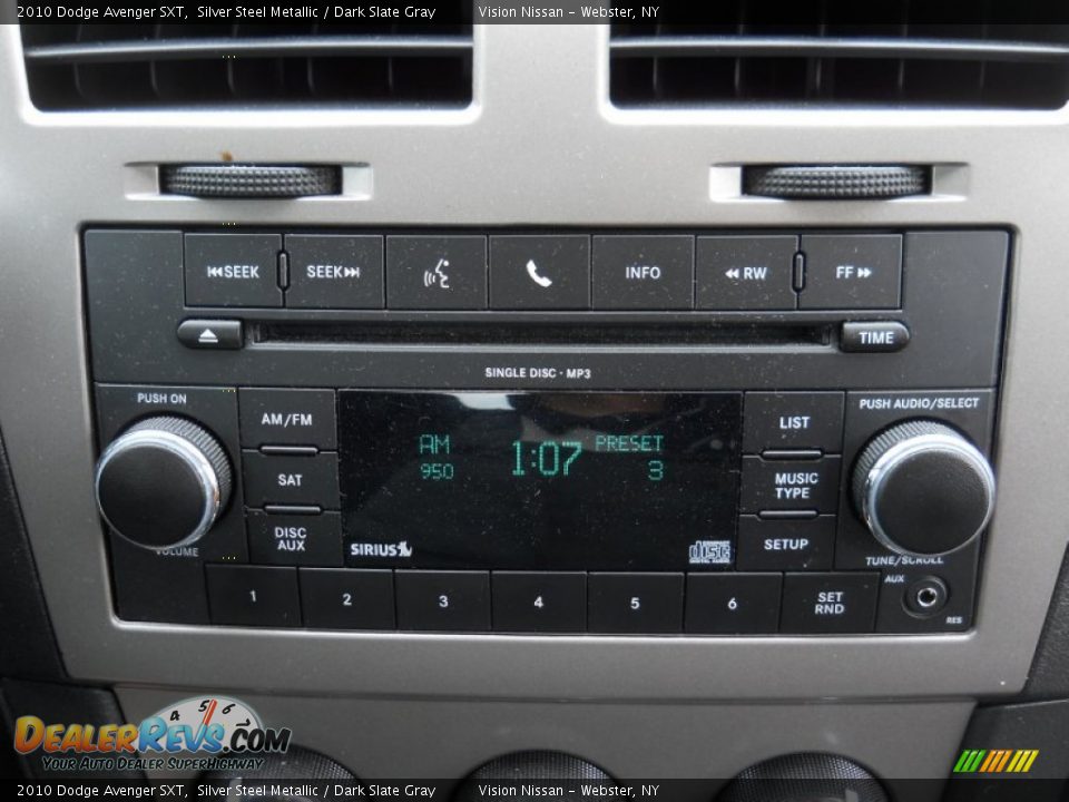 2010 Dodge Avenger SXT Silver Steel Metallic / Dark Slate Gray Photo #5