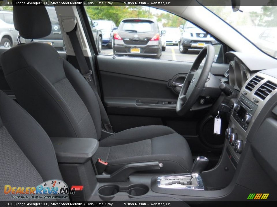 2010 Dodge Avenger SXT Silver Steel Metallic / Dark Slate Gray Photo #7