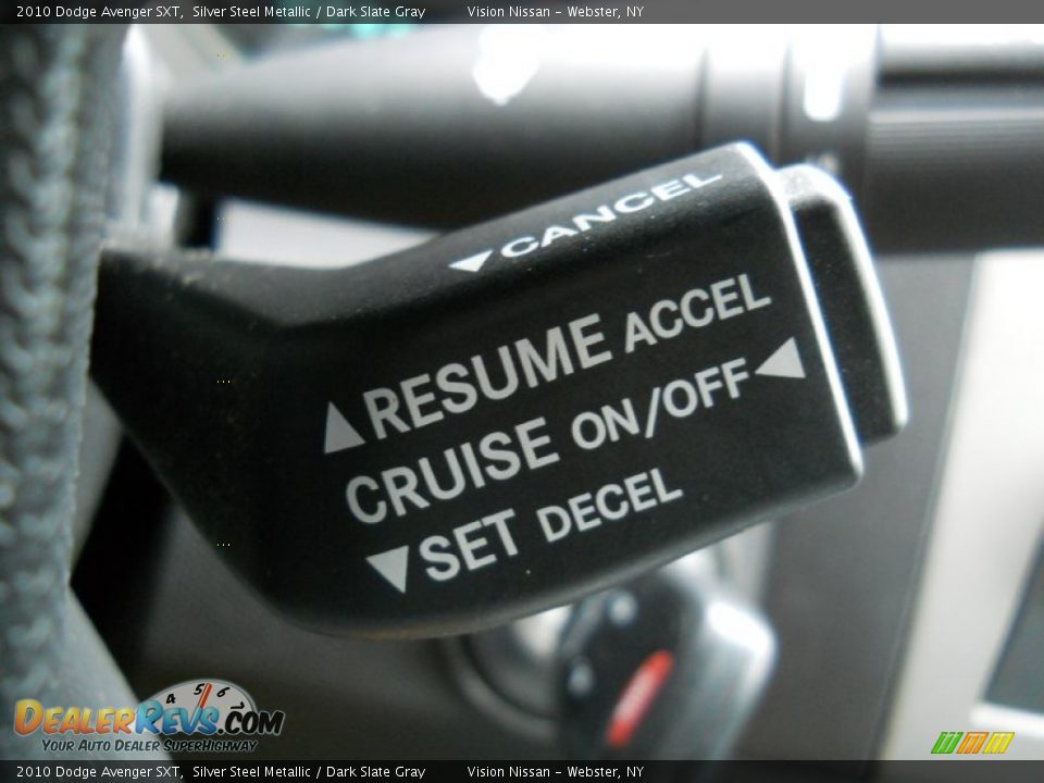 2010 Dodge Avenger SXT Silver Steel Metallic / Dark Slate Gray Photo #9