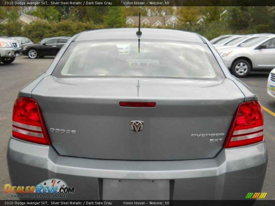 2010 Dodge Avenger SXT Silver Steel Metallic / Dark Slate Gray Photo #13