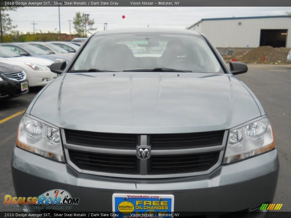 2010 Dodge Avenger SXT Silver Steel Metallic / Dark Slate Gray Photo #15