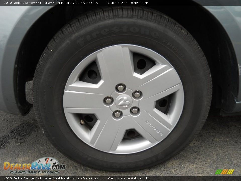2010 Dodge Avenger SXT Silver Steel Metallic / Dark Slate Gray Photo #16