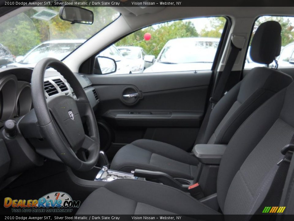 2010 Dodge Avenger SXT Silver Steel Metallic / Dark Slate Gray Photo #21