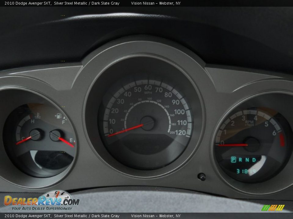2010 Dodge Avenger SXT Silver Steel Metallic / Dark Slate Gray Photo #23