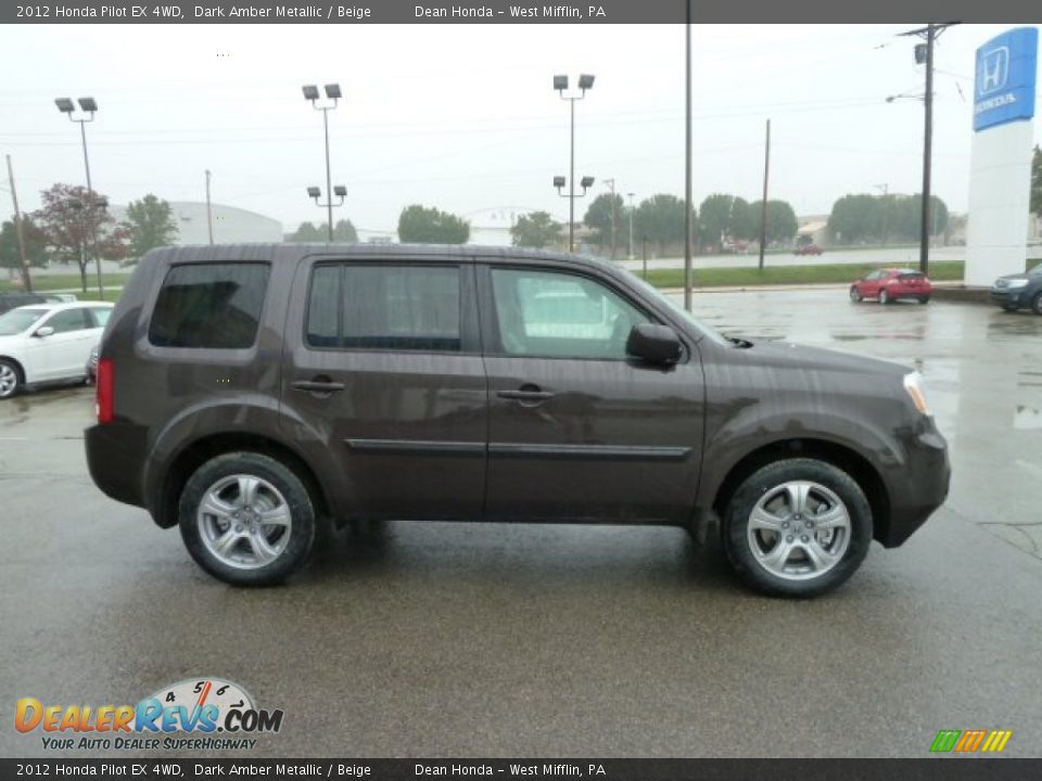 2012 Honda pilot dark amber #5